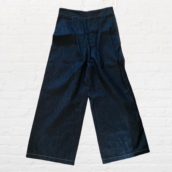 NEW Edun Denim Cropped Leg Pant - Picture 6 of 12